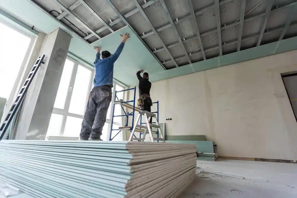 Drywall finishing process